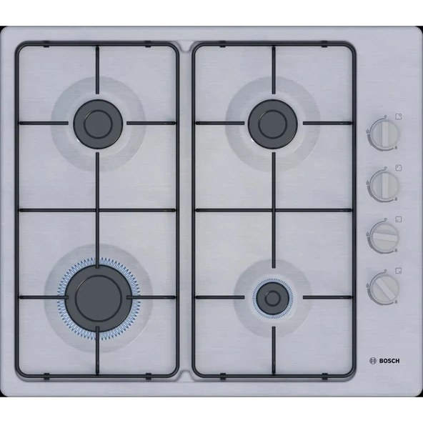 Bosch PBP6C5K80O Paslanmaz Çelik Gazlı Ocak ürün görseli 1