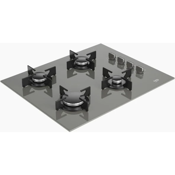 Beko Bocd T 6510 Eg Cam Ankastre Ocak Gri ürün görseli 1