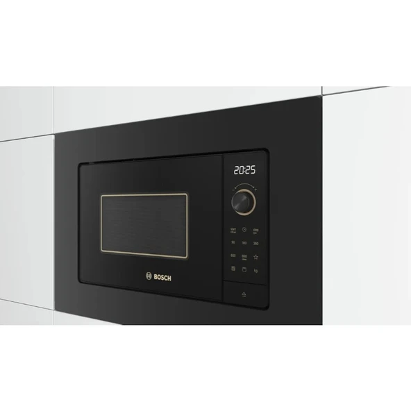 Bosch BEL623MY3 Bosch Serie 2 ankastre Mikrodalga Neoklasik, Siyah ürün görseli 1