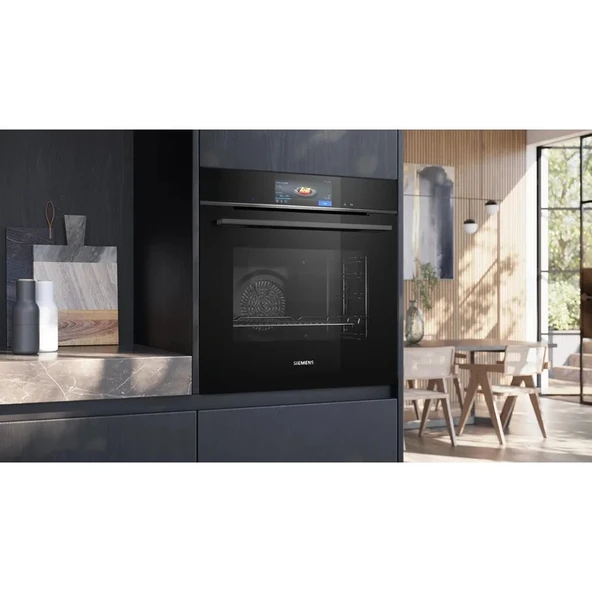 Siemens HB778G3B1 IQ700 Ankastre Fırın 60 x 60 cm Siyah ürün görseli 1