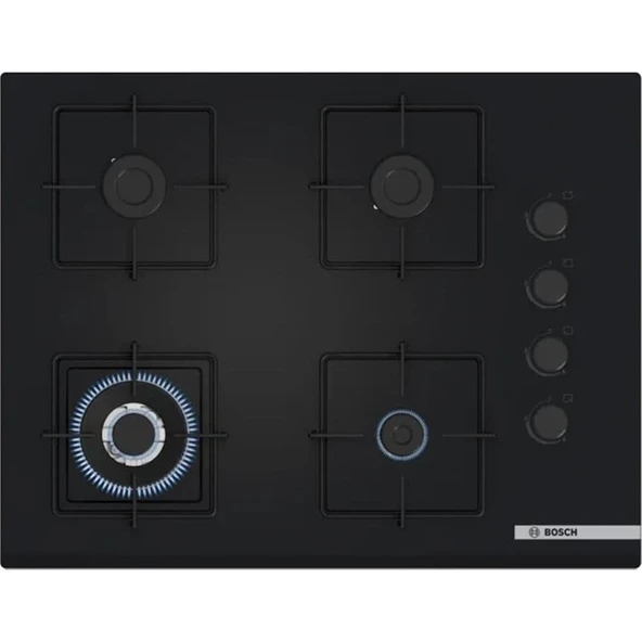 Bosch POH7C6P30O Gazlı Ankastre Ocak Siyah ürün görseli 1