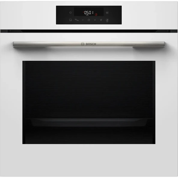 Bosch HJG852YW0T 76 Lt 8 Programlı Buhar Destekli Beyaz Ankastre Fırın ürün görseli 1