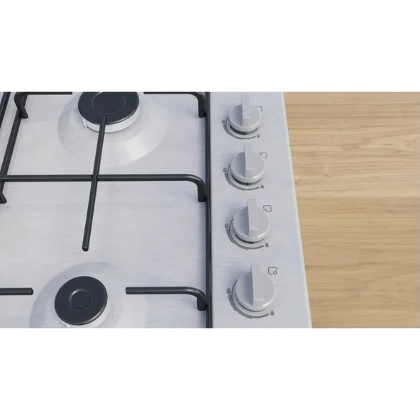 Bosch PBP6C5K80O Paslanmaz Çelik Gazlı Ocak - Resim 3