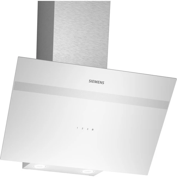Siemens LC64KPJ20T 60 CM Duvar Tipi Davlumbaz Beyaz ürün görseli 1