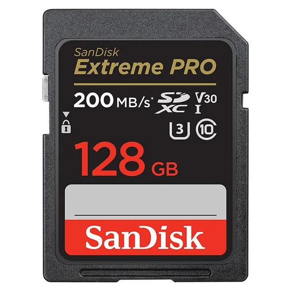 SANDISK 128GB EXTREME PRO SDSDXXD-128G-GN4IN V30 SDXC HAFIZA KARTI ürün görseli 1