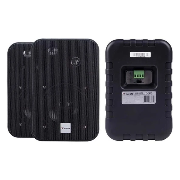 WESTA WM-313TB 5" Trafolu Siyah Hoparlör ürün görseli 1