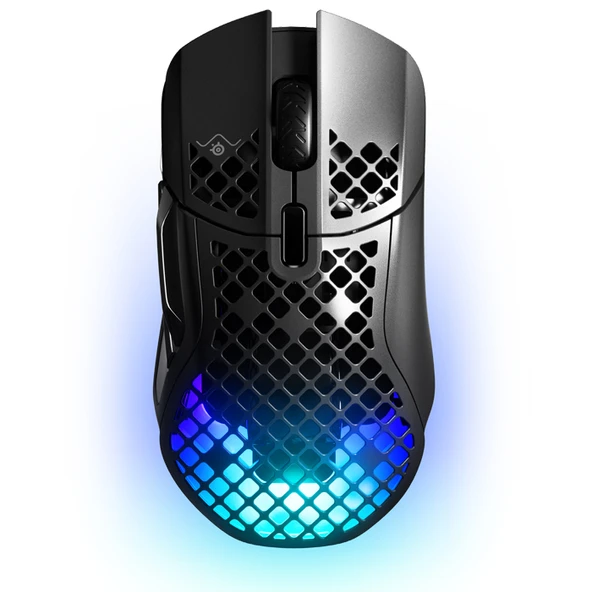 SteelSeries Aerox 5 Wireless SSM62406 Optik 9 Tuş 18000 CPI RGB Siyah Kablosuz Gaming (Oyuncu) Mouse ürün görseli 1