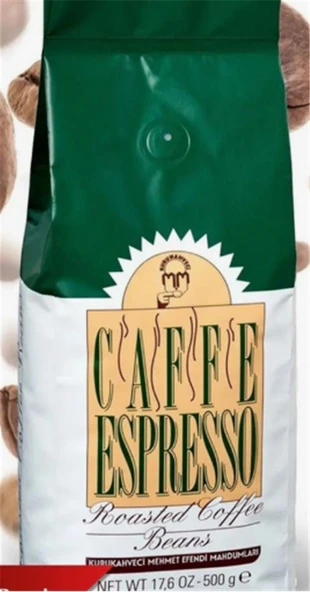 Mehmet Efendi 500Gr Cafe Espresso Çekirdek Roasted Coffee No1 ürün görseli 1