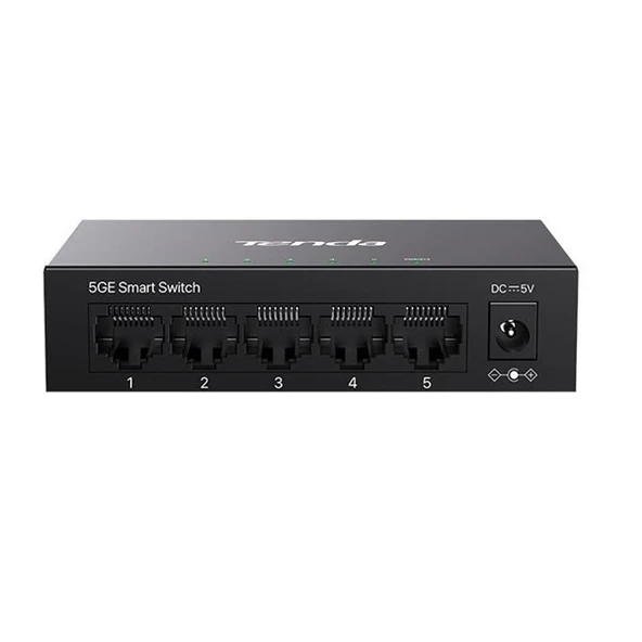 TENDA TEG2205D 5PORT GIGABIT CLOUD YÖNETİLEBİLİR SWITCH METAL ürün görseli 1
