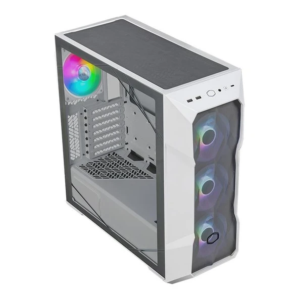 COOLERMASTER 850W 80+ GOLD TD500 v2 TG ARGB GAMING EATX PC KASASI BEYAZ ürün görseli 1