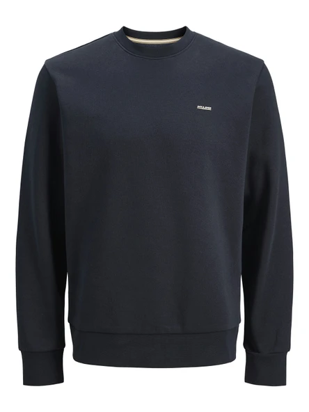 JACK JONES Yazı Baskılı Bisiklet Yaka Erkek Sweatshirt 12284399 ürün görseli 1