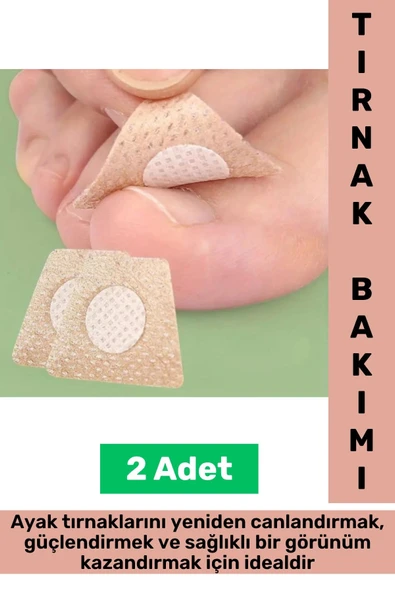 Hasarlı Tırnak Bakım Canlandırma Güçlendirme Sağlıklı Görünüm Tırnak Bakım Onarım Yaması 2 Adet ürün görseli 1