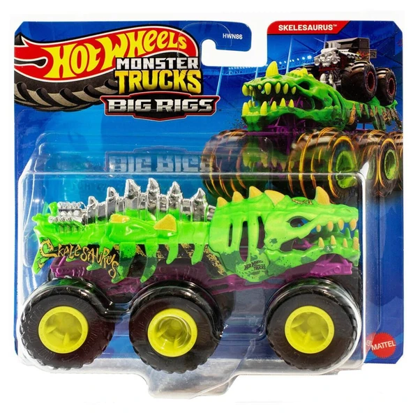 Monster Trucks 1:64 Çekici Arabalar SKELESAURUS  HWN86 - JCH42 ürün görseli 1