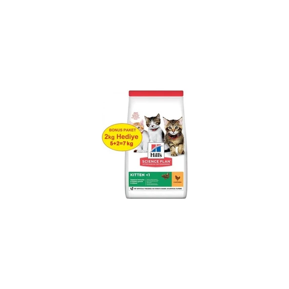 Science Plan Kitten Tavuklu Yavru Kedi Maması 5 kg (+2 kg Hediyeli) ürün görseli 1