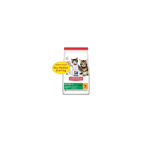Kitten Tavuklu Yavru Kedi Maması 5 kg (+2 kg Hediyeli) ürün görseli 1