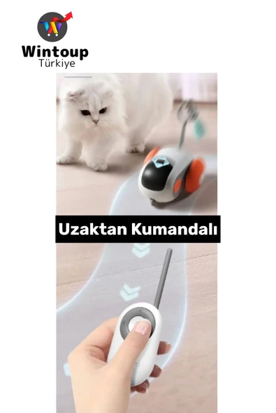 Evcil Hayvan Kedi Fiziksel Gelişm İlgi Çekici Eğlenceli Şarjlı Uzaktan Kumandalı Robot Kedi Oyuncağı ürün görseli 1