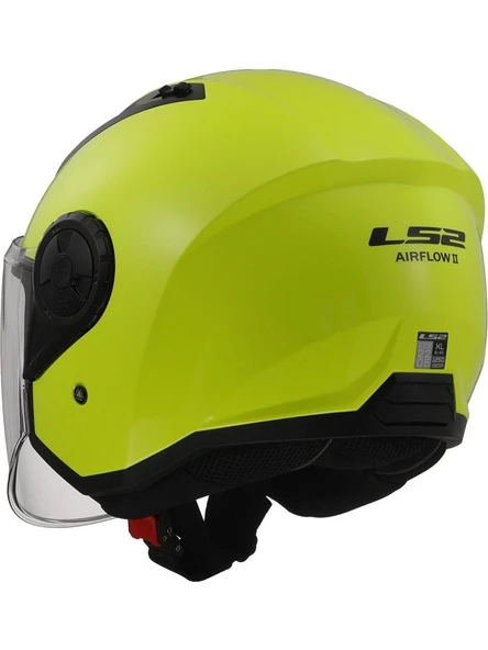LS2 Aırflow 2 Neon Sarı Kask - Resim 4