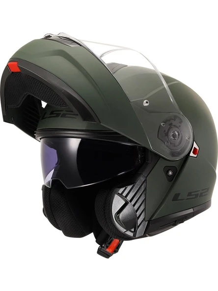 LS2 Strobe 2 Mat Yeşil Kask ürün görseli 1