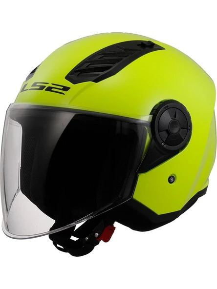 LS2 Aırflow 2 Neon Sarı Kask - Resim 5