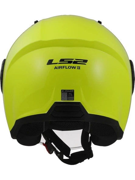 LS2 Aırflow 2 Neon Sarı Kask - Resim 3