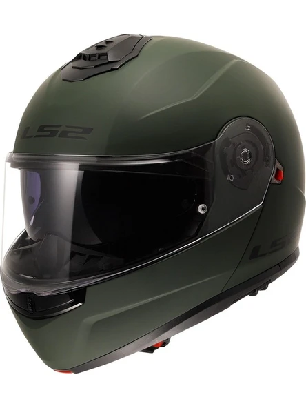 LS2 Strobe 2 Mat Yeşil Kask - Resim 4