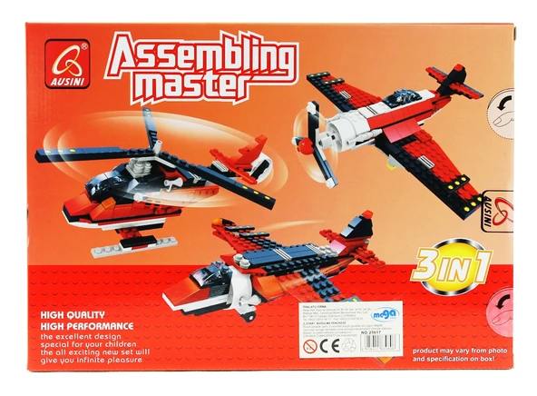 Ausini Assembling Master 3 in 1 265 Parça Hava Araçları Seti - Resim 2