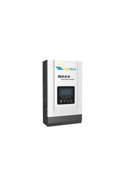 URETECH 60 Ah Amper Mppt Solar Şarj Kontrol Cihazı Regülatörü 12v 24v 48v 60a ürün görseli 1