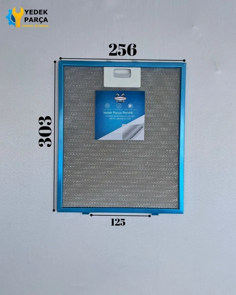 Arçelik: P27YRB | 256x303 mm | Aspiratör & Davlumbaz Tel Yağ Filtresi | Model: 129730001 | 25,6x30,3 cm ürün görseli 1