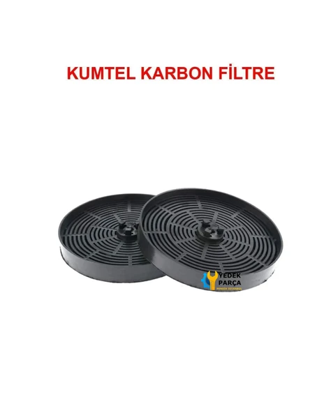 Kumtel | Aspiratör & Davlumbaz Karbon Filtresi | 13cm ürün görseli 1