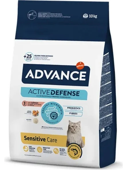 Advance Sensitive Somonlu Yetişkin Kedi Maması 10 Kg ürün görseli 1