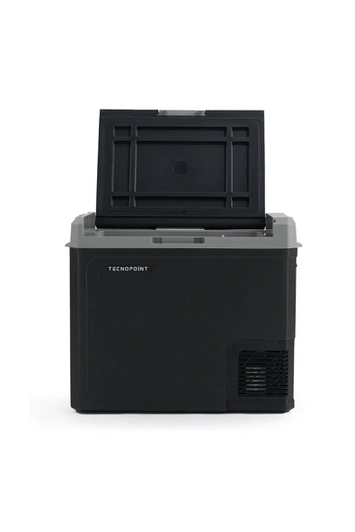 GUMUSONLINE tecnopoint 220 VOLT ADAPTÖR HEDİYELİ 50lt Tek Bölmeli Yeni Nesil Araç Oto Buzdolabı ürün görseli 1