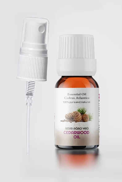 PROCLİS Sedir Ağacı Yağı, %100 Doğal Uçucu Yağ, Cedarwood Oil 10ml Sprey Başlıklı ürün görseli 1