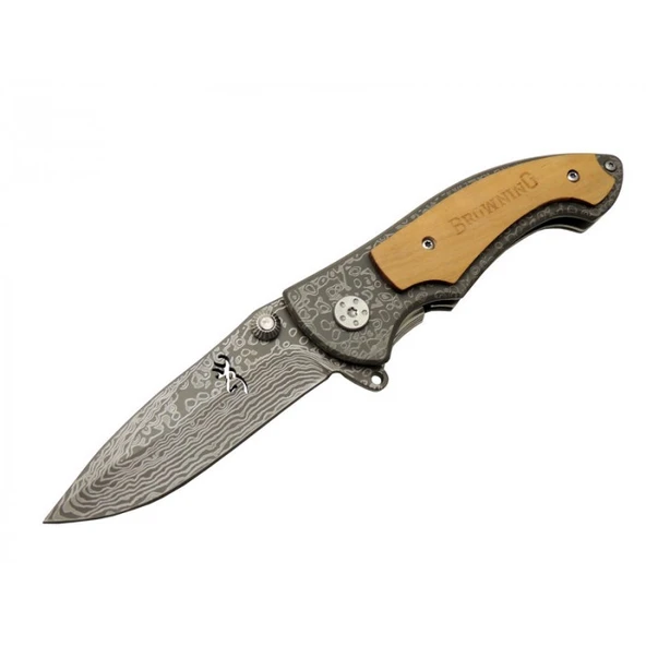 Browning Damascus Çakı Ürün Kodu: 2-31 19.5 CM ürün görseli 1
