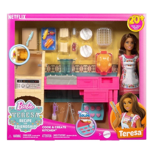 Barbie Teresa ve Mutfağı Oyun Seti ürün görseli 1