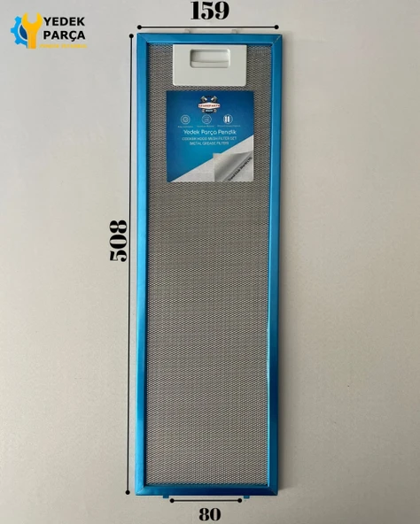AEG: DF6160ML | 159x508 mm | Aspiratör & Davlumbaz Tel Yağ Filtresi | Model: 4055344149 - 50263849007 | 15,9x50,8 cm ürün görseli 1