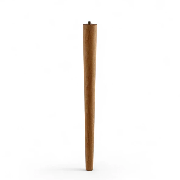 Modern Tasarım 50 cm Kahverengi Boyalı Ahşap Silindir Sehpa ve Masa Ayağı Ayakları Aksesuarları ürün görseli 1