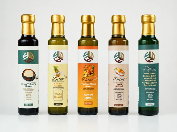 Promar 5Lİ LEZZET DOĞAL DETOX SİRKELERİ 250 ML X5 ADET ürün görseli 1