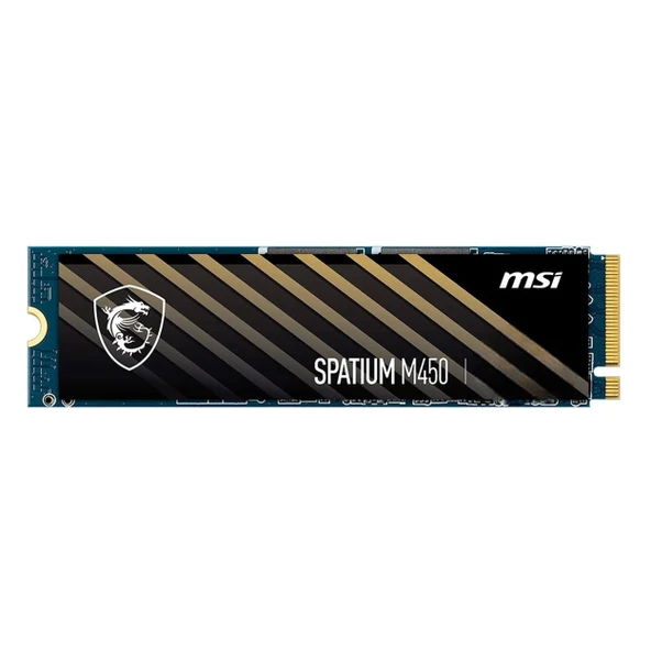 MSI Spatium M450 V1 500GB (3000/2000MB/s) M.2 2280 PCIe 4.0 NVMe SSD ürün görseli 1