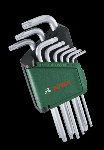 ALYAN ANAHTAR TAKIMI TORX 9 PARÇA - Resim 3