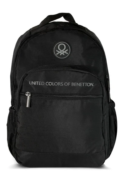 United Colors Of Benetton. Monokrom Style Unisex Çocuk Sırt Çantası - Siyah ürün görseli 1