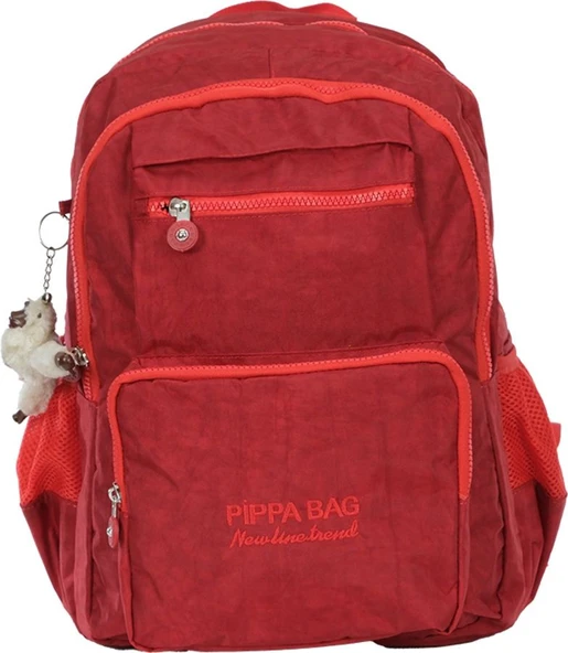 Pippa İlus Dört Gözlü Okul ve Günlük Sırt Çantası (Bordo - Kadın - CNT8035-07) ürün görseli 1