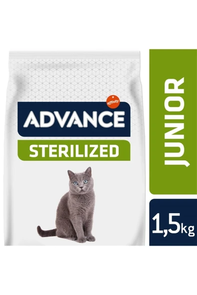 Cat Junior Sterilized 1,5kg Kısırlaştırılmış Yavru Kedi Maması ürün görseli 1