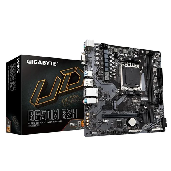 Gıgabyte B650M-S2H B650 Ddr5 (Vga Yok) Glan Matx Hd Dp M2 Rgb Am5 Amd Anakart ürün görseli 1