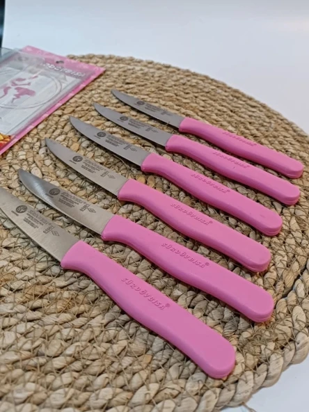 Sürdövbisa 61010 6'lı Meyve Seti (Sivri Uç ) Pembe ürün görseli 1