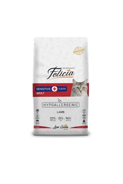 Az Tahıllı 12 Kg Kuzu Etli Yetişkin Hypoallergenic Kedi Maması ürün görseli 1