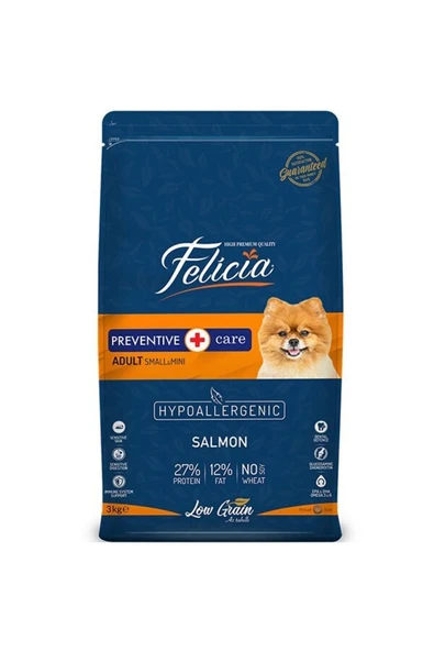 Düşük Tahıllı Hipoalerjenik Somonlu Küçük Irk Yetişkin Köpek Maması 3 Kg ürün görseli 1