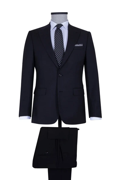 Hatemoğlu Erkek Siyah Slim Fit Takım Elbise ürün görseli 1