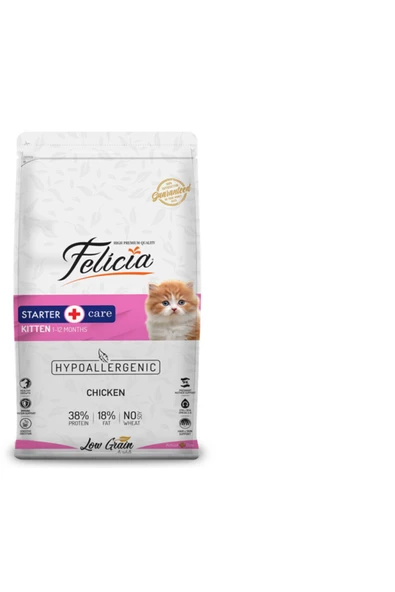 Az Tahıllı Yavru Tavuklu Hypoallergenic Kedi Maması 12 kg ürün görseli 1