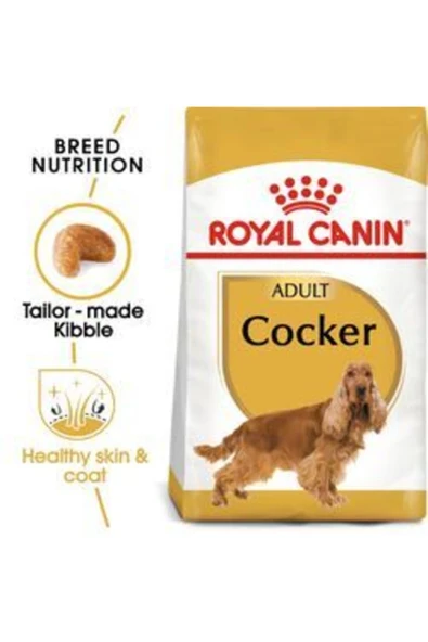 Royal Canin Cocker Irka Özel Yetişkin Köpek Maması 3 kg ürün görseli 1