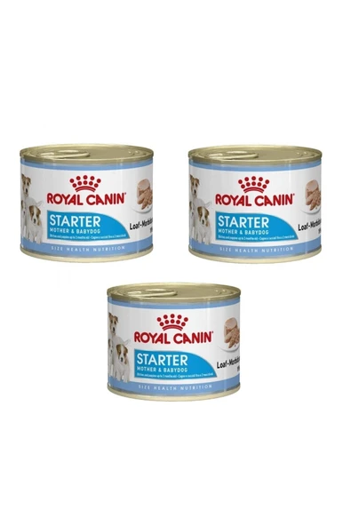Royal Canin Starter Mousse Anne Ve Yavruları Için Köpek Konservesi 195 gr x 3 ADET ürün görseli 1